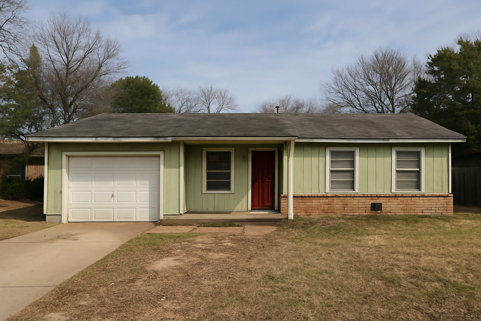 Outdated green Euless TX home sold for cash — No Worries Home Sale